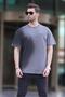 Smoked Printed Crew Neck Men's T-Shirt 7028 - 3