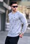 Grimelange Patterned Crew Neck Knitwear Sweater 5968