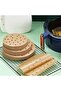 50Pcs Air Fryer Baking Paper Disposable Food Baking Paper Perforated Round Mo - 5