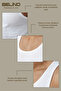 100% Cotton White Color 6 Pack Ultra Soft Combed Cotton Men's Undershirts - 3