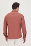 Men's Slim Fit Slim Fit Long Sleeve Shirt with Self-Stripe Detail - 7