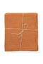 ملاءة سرير أطفال من الموسلين (مغسولة) 120×150 سم +/- 2 سم بني