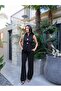 Gold Buttoned Vest Set - 6