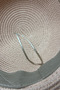 Summer Wide Brim Straw Hat - Powder Color, Beach Sun Protection - 3
