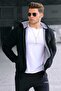 Black Cardigan with Fur Inside 22377 - 2