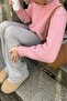 Pink Oversize Women's Knitwear Sweater Mg2263 - 5