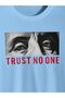 Trust Printed Blue Unisex Oversize T-Shirt - 2