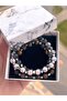 3 Piece Special Design Unisex Natural Stone Bracelet Chakra, Turquoise, Jade, Agate and Citrine Stones 04 - 4
