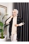 Women's Seasonal Fringed and Openwork Cotton Knitwear Cardigan - 6