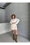 Bürümcük Fabric Layered Shorts Skirt - 4