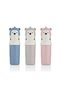 2Pcs Blue Capped Pen Holder Travel Type Accessory Carrying Container Toothpaste Toothbrush Storage Box - 5