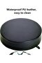 Round Rolling Stool Chair PU Leather Height Adjustable Swivel Drafting Work SPA Shop Salon Stools - 5