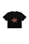 Starz Girl Printed Black Crop Top