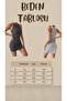 Women's Striped Back Detailed Mini Dress - 8