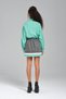 Women's Two Piece Look Design Mini Shirt Dress - 6