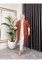 Women's Seasonal Fringed and Openwork Cotton Knitwear Cardigan - 7