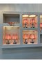 Pink Ottoman Silk Pleated Wireless Table Lamp -Bottom Silver Led Light - 3