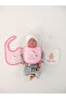 100% Cotton 3-Piece Baby Girl Bib Collar Baby Bib Double Layer Snap Scarf Drool Bib - 5