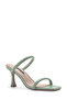 Pena 3Fx Green Women's Heeled Slippers - 2