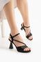 Women's Thin Goblet Heel Stone Evening Dress Shoes - 2
