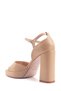 Belr3 4Fx Tan Women's Heeled Sandals - 3
