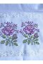 6 Pieces of Cross Stitch Embroidered Hand Towels (Guipure) 2600Gr - 3