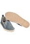 Women's Gray Genuine Leather Handmade Espadrille - 5