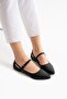 Women's Light Sole Ballerinas with Window and Straps on the Sides - 4