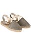 Women's Mink Genuine Leather Handmade Espadrille