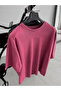 Burgundy Washed Oversize T-Shirt Bs-008 - 4