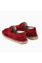 Women's Burgundy Genuine Leather Handmade Espadrille - 4