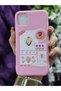 iPhone 11 Compatible Rose Pattern Pink Phone Case Launch Case with Velvet Inside Hard Silicone - 2