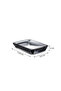 Transparent Black Soap Dish Biga Solid - 3