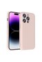 iPhone 14 Pro Max Case with Camera Protection Card Holder Compartment Sub Vitra Cover - Pink
