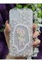 iPhone 15 Compatible Rose Pattern Silicone Transparent Phone Case - 3