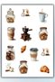 Tea Time Set of 7 - Planner Sticker and Suitable Set Sticker for Bullet Journal Planner - 3