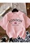 Pink London Printed Oversize T-Shirt - 3