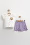 Muslin Baby Girl Shirt Set (2-3-4-5 Years) 100% Cotton - Hypoallergenic and Soft - 2