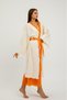Muslin Kimono 100% Cotton Yoga Meditation Printed Patterned Bathrobe Kaftan Dressing Gown - 3