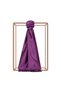 Single Sided Silk Shawl 02911-Noble Purple