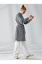 Women's Black-White Plaid Shirt 1YAL68085IW - 2