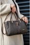 justpolo women's 4 compartments lock accessory hand and shoulder bag and wallet combination - 2