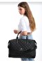 Unisex Navy Blue Hand and Adjustable Shoulder Strap Bag (Suitable for Short Travels) - 4