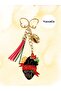 Frida Kahlo Heart Bag Charm/Heart Keychain Bag Charm