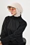 Hijab (Sea, Pool) Swimming Cap with Removable Visor, B-82Sn, Beige - 6