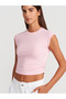30899 Top-Powder Pink with Shirring Detail on the Sides - 3