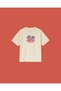 Beige Color Beach Boys Printed Oversize Unisex Printed T-Shirt T-Shirt