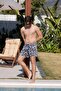 Men's Sea Men's Shorts with Quick Dry Pocket Pattern-25113 - 2
