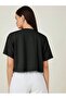 Women's Relaxed Cut Oversize Crop T-Shirt - 2