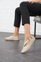 Cesa Yan Rubber Window Genuine Leather Women's Shoes Beige Skin - 2